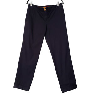 Tory Burch Trouser Size 8 Navy